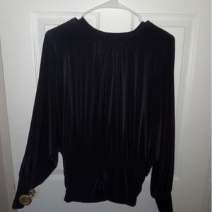 Express Bat Wing Loose & Tight Long Sleeve Blouse